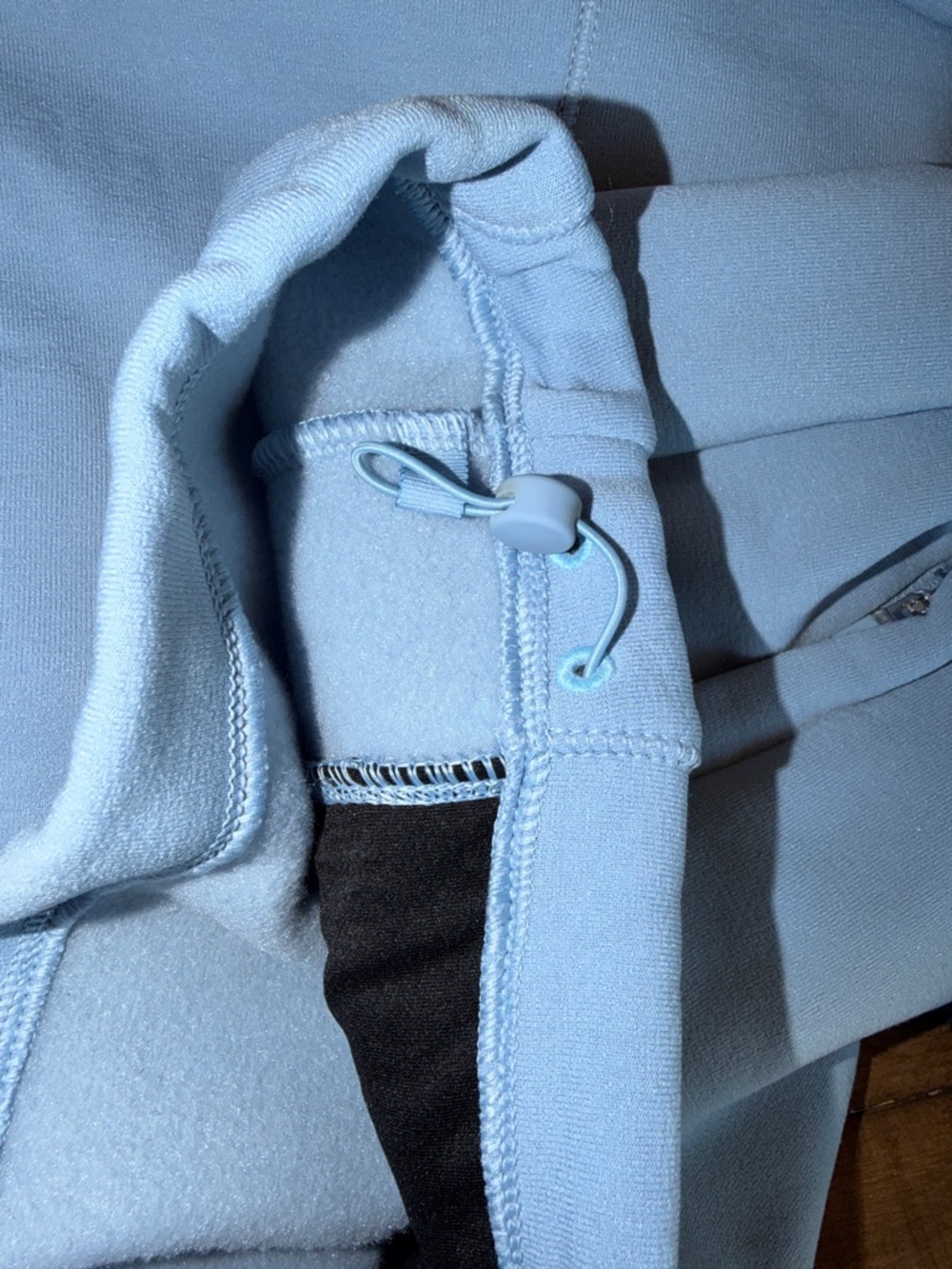 Athleta Light Blue Full-Zip Hooded Sweatshirt - Picture 9 of 10